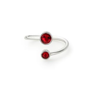 ALEX AND ANI January Ring Wrap Swarovski Silver